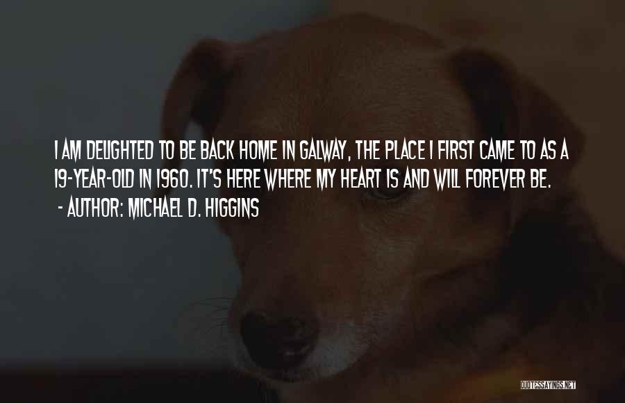 I'll Be Here Forever Quotes By Michael D. Higgins