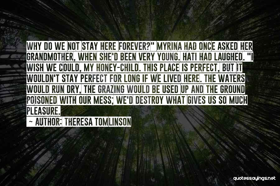 I'll Be Here Forever Quotes By Theresa Tomlinson
