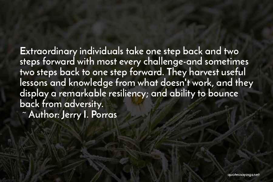 I'll Bounce Back Quotes By Jerry I. Porras