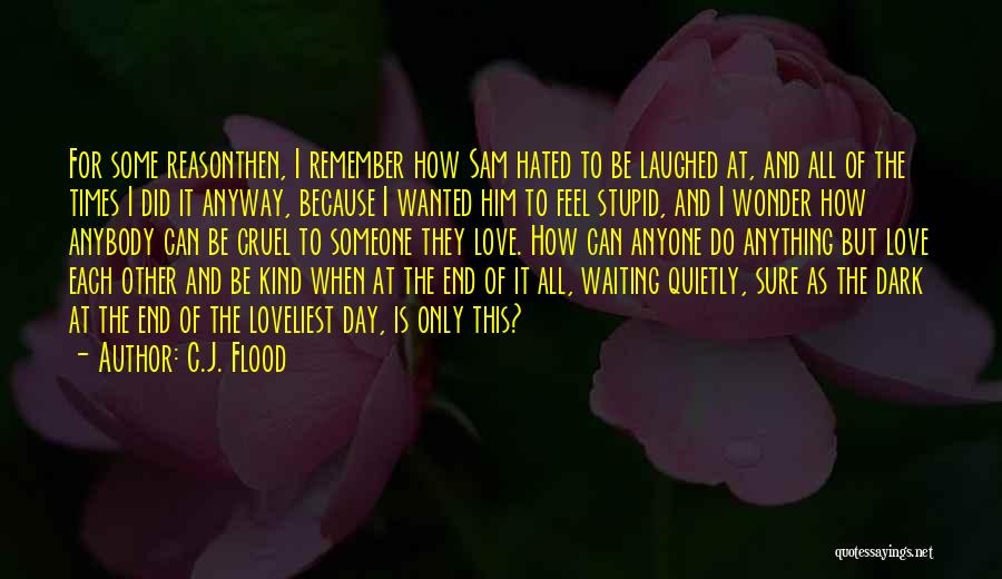 I'll Do Anything For Anyone Quotes By C.J. Flood