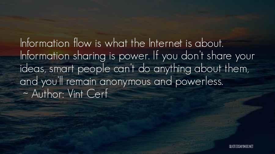 I'll Just Go With The Flow Quotes By Vint Cerf