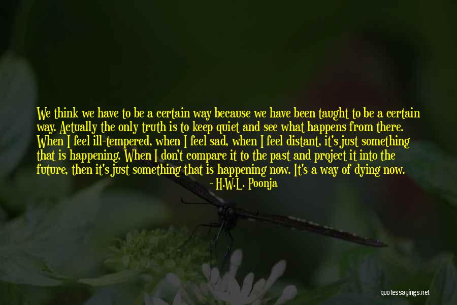 I'll Just Keep Quiet Quotes By H.W.L. Poonja I'll Just Keep Quiet Quotes By H.W.L. Poonja