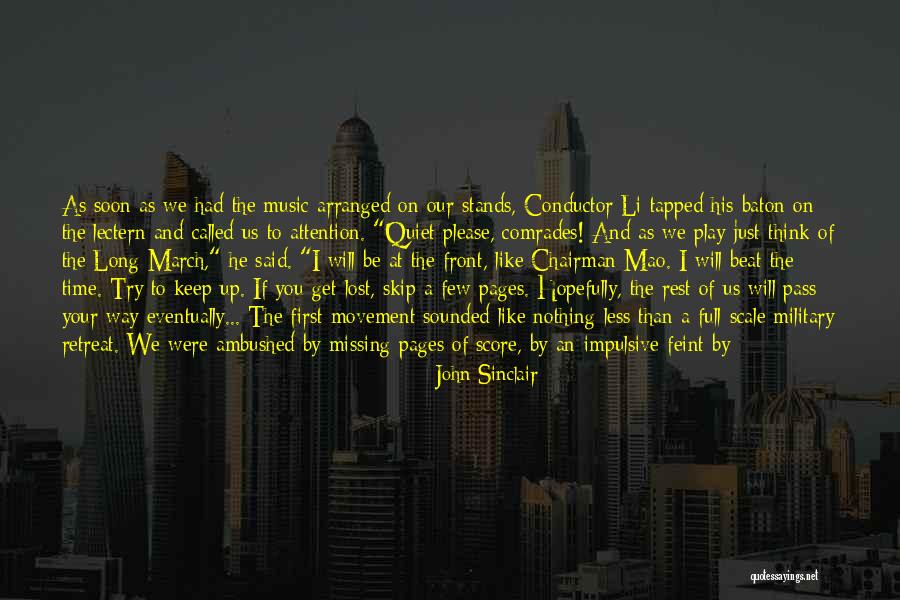 I'll Just Keep Quiet Quotes By John Sinclair