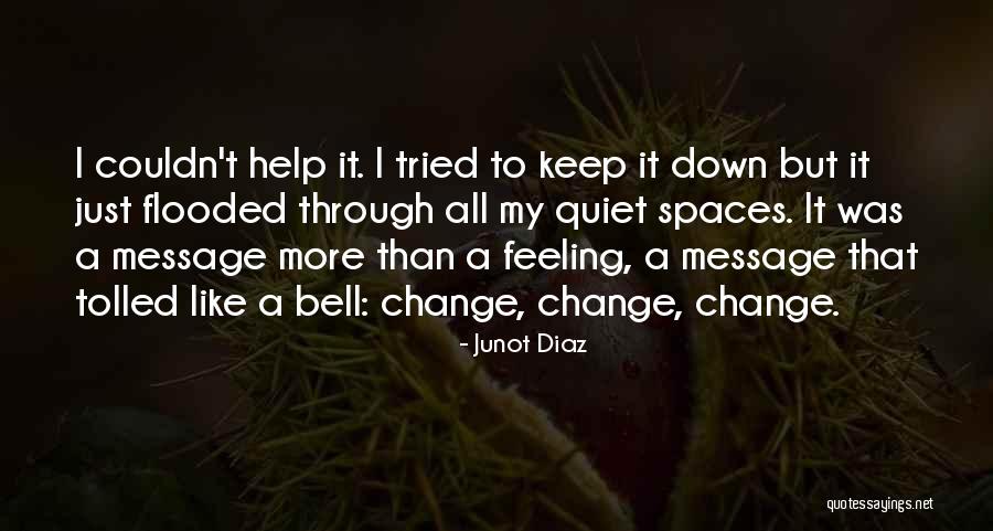 I'll Just Keep Quiet Quotes By Junot Diaz