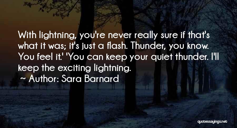 I'll Just Keep Quiet Quotes By Sara Barnard