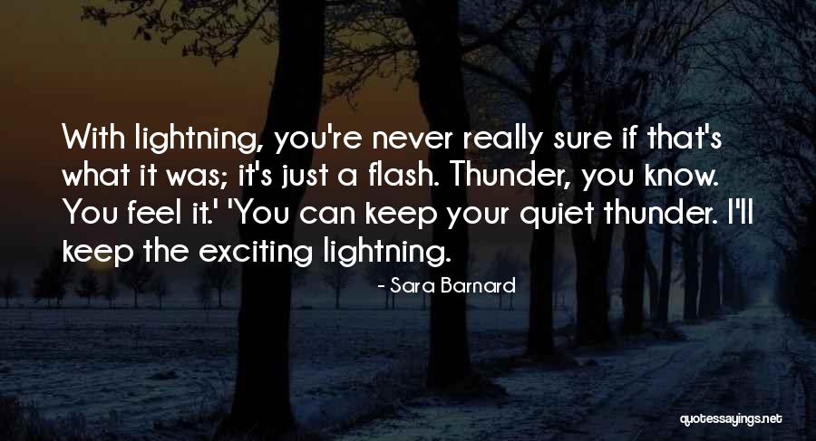 I'll Just Keep Quiet Quotes By Sara Barnard