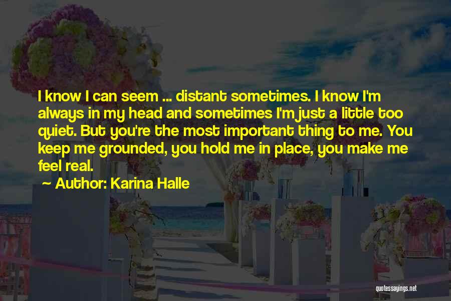 I'll Keep Quiet Quotes By Karina Halle