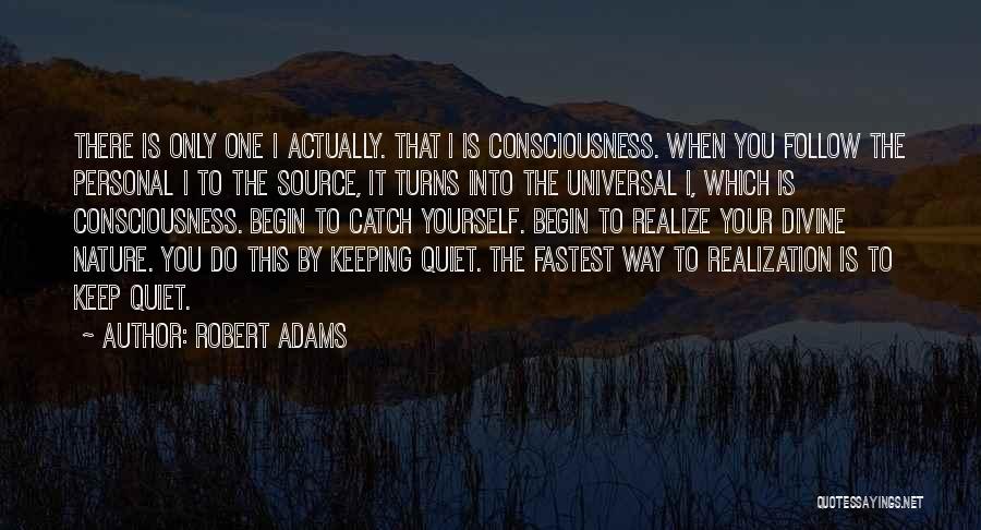 I'll Keep Quiet Quotes By Robert Adams