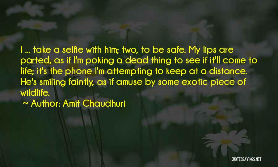 I'll Keep Smiling Quotes By Amit Chaudhuri