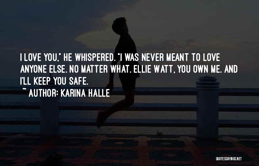 I'll Keep You Safe Quotes By Karina Halle