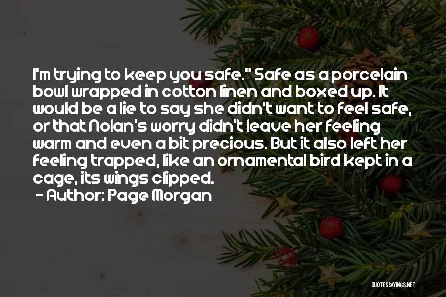 I'll Keep You Safe Quotes By Page Morgan