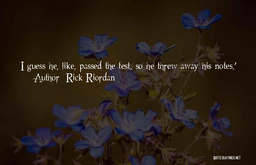 I'll Miss You Like Crazy Quotes By Rick Riordan