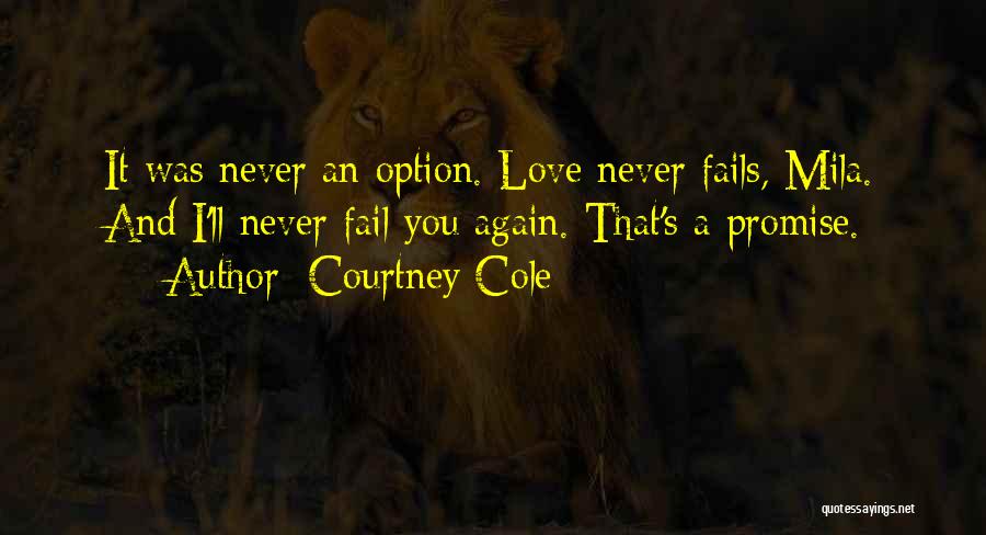 I'll Never Fail Quotes By Courtney Cole