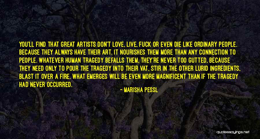 I'll Never Find Someone Like You Quotes By Marisha Pessl I'll Never Find Someone Like You Quotes By Marisha Pessl