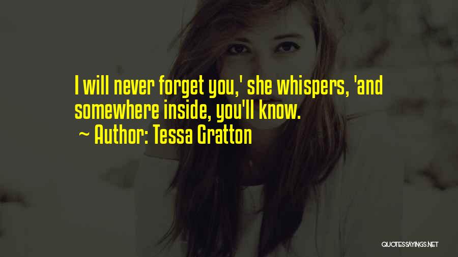 I'll Never Forget Our Love Quotes By Tessa Gratton