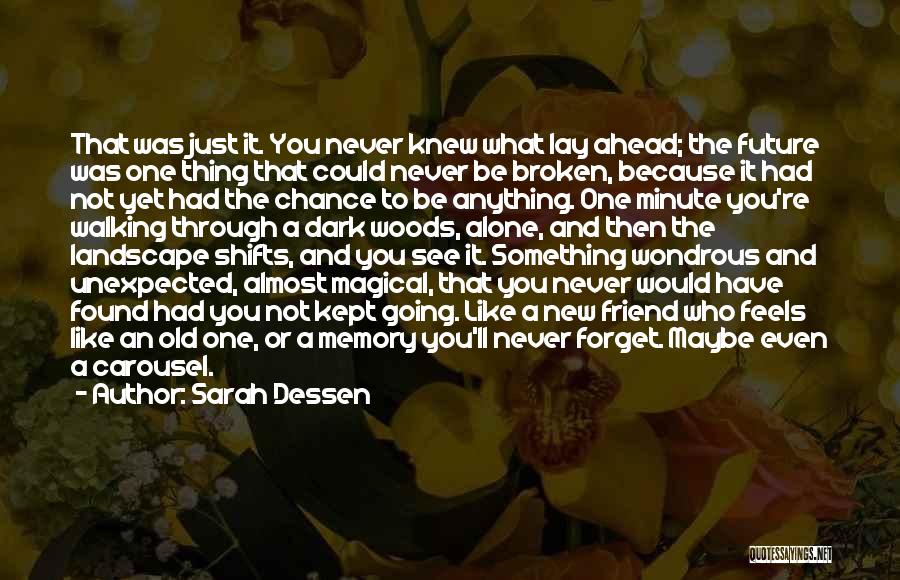 I'll Never Forget You Best Friend Quotes By Sarah Dessen