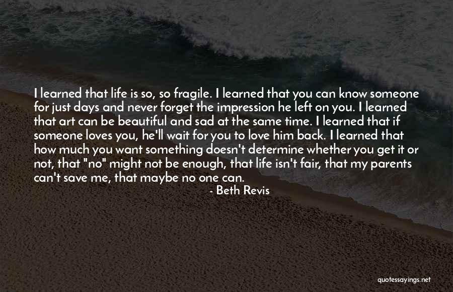 I'll Never Forget You Love Quotes By Beth Revis