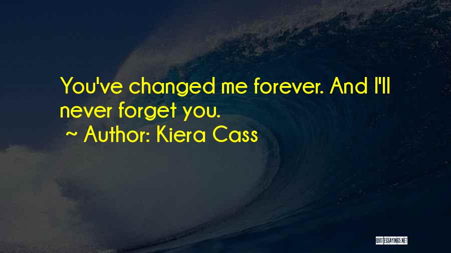 I'll Never Forget You Quotes By Kiera Cass