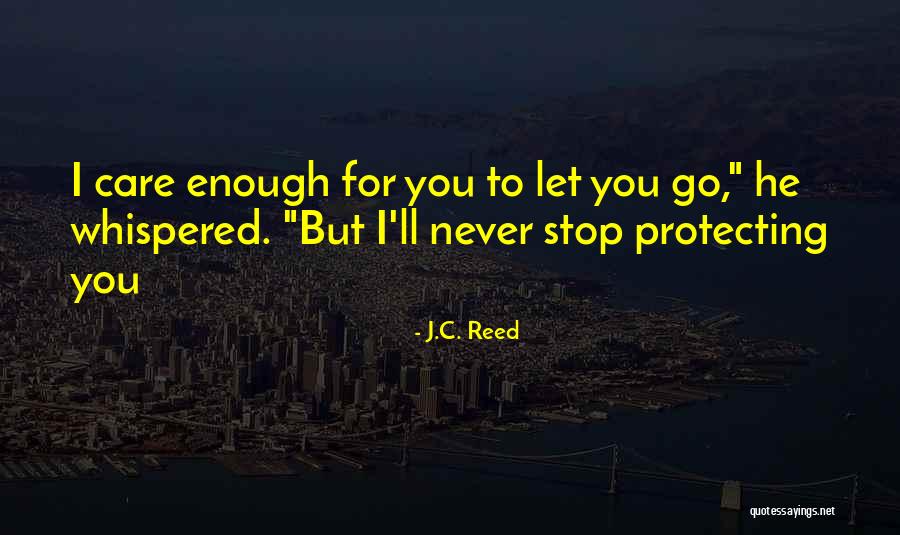 I'll Never Let You Go Love Quotes By J.C. Reed