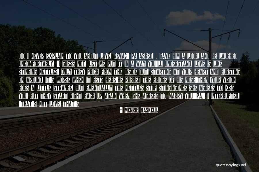 I'll Never Love You Again Quotes By Merrie Haskell