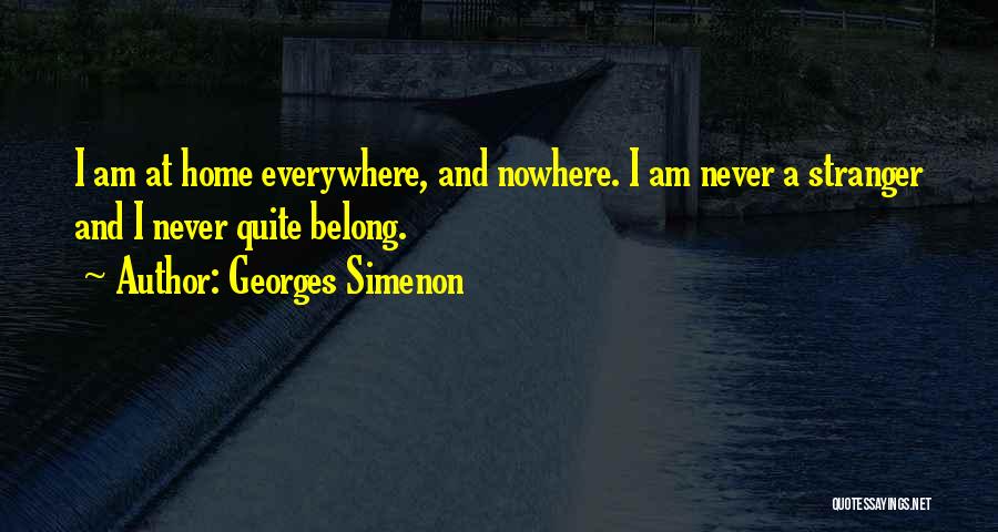 I'll Never Quit Quotes By Georges Simenon