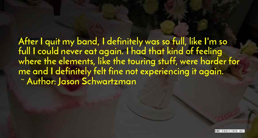 I'll Never Quit Quotes By Jason Schwartzman