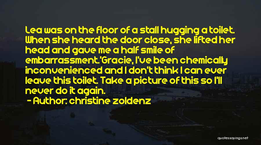 I'll Never Smile Again Quotes By Christine Zoldenz