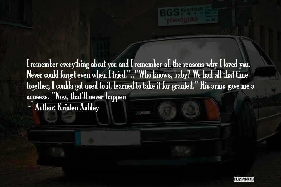 I'll Never Take You For Granted Quotes By Kristen Ashley