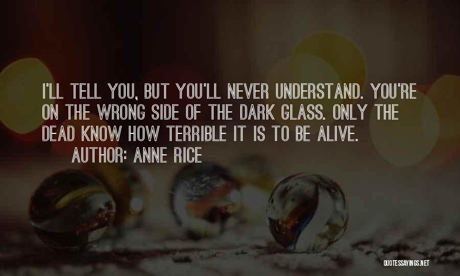 I'll Never Understand You Quotes By Anne Rice