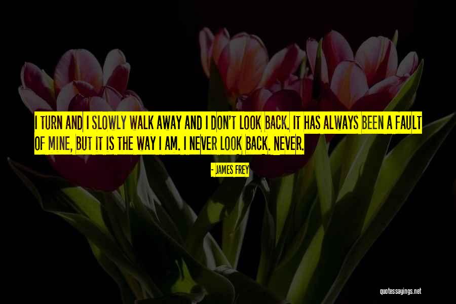 I'll Never Walk Away Quotes By James Frey I'll Never Walk Away Quotes By James Frey