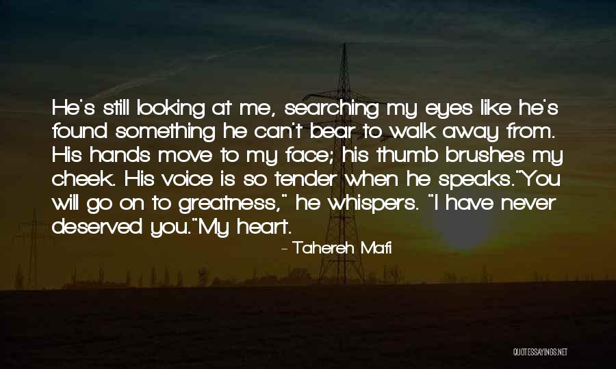 I'll Never Walk Away Quotes By Tahereh Mafi I'll Never Walk Away Quotes By Tahereh Mafi