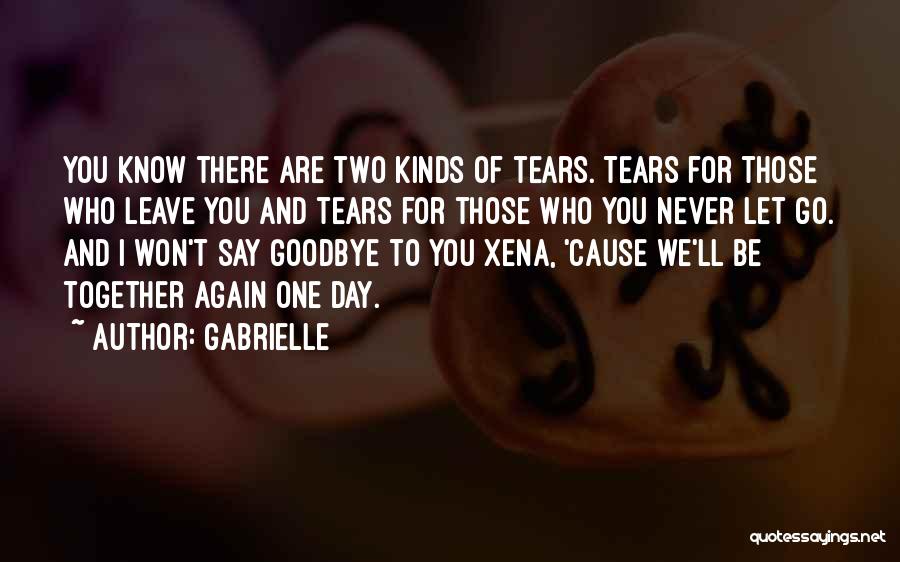 I'll Say Goodbye Quotes By Gabrielle