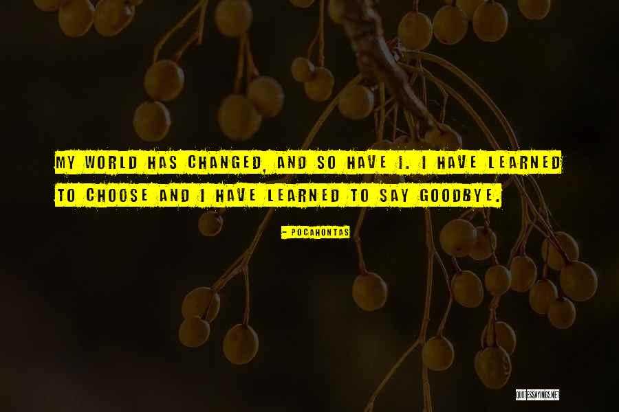 I'll Say Goodbye Quotes By Pocahontas I'll Say Goodbye Quotes By Pocahontas