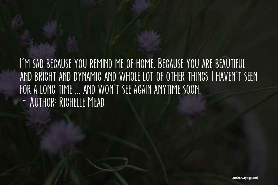 I'll See You Again Soon Quotes By Richelle Mead