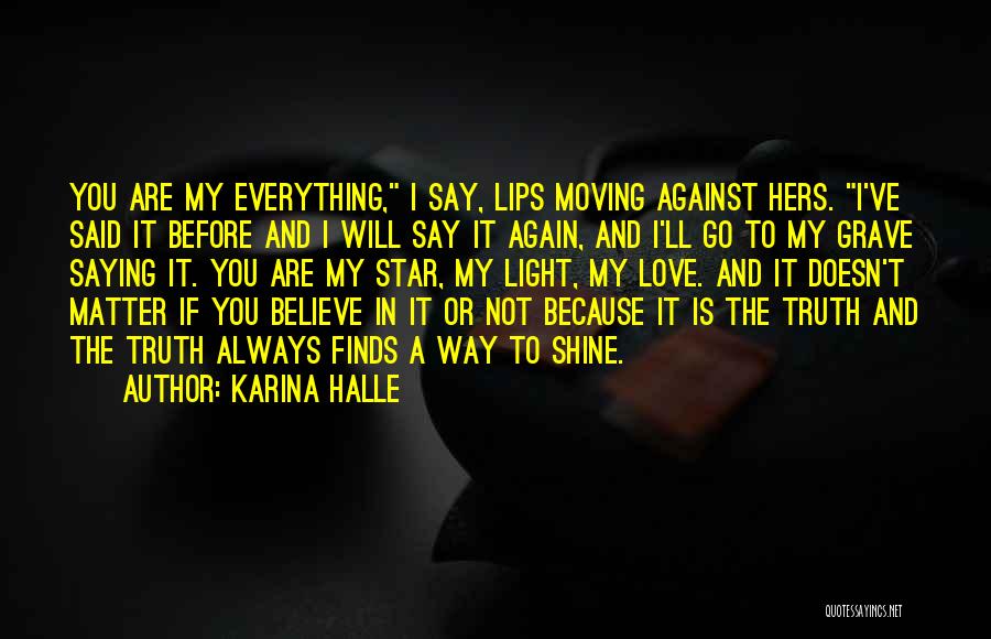 I'll Shine Quotes By Karina Halle