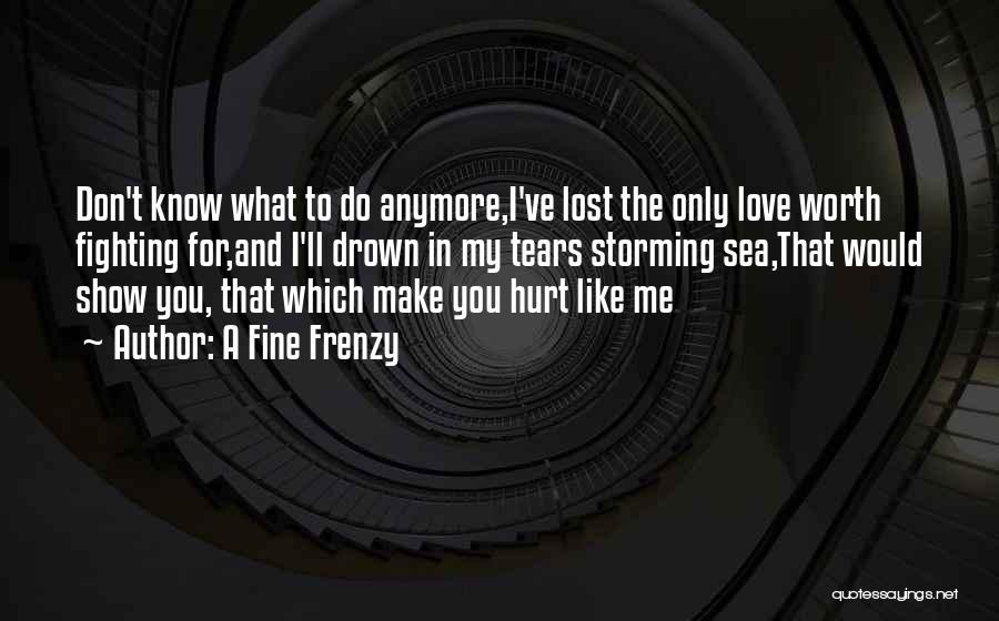 I'll Show You Love Quotes By A Fine Frenzy