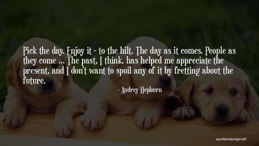 I'll Spoil Myself Quotes By Audrey Hepburn