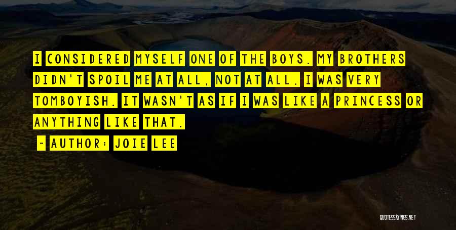 I'll Spoil Myself Quotes By Joie Lee