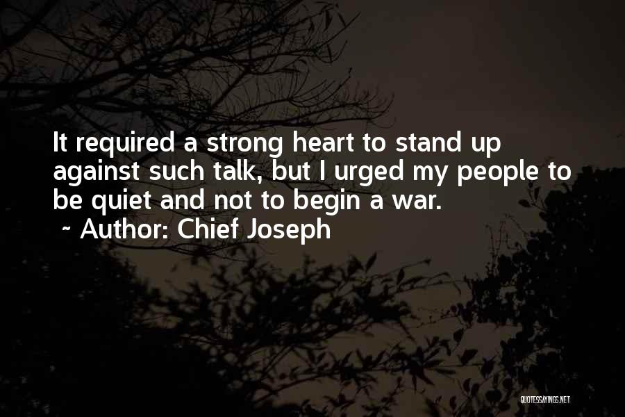 I'll Stand Strong Quotes By Chief Joseph