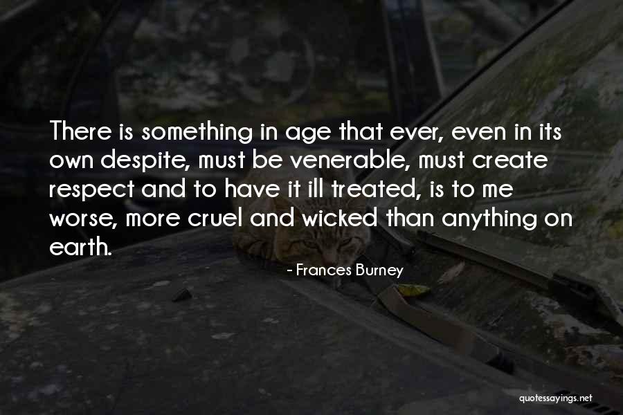 Ill Treated Quotes By Frances Burney Ill Treated Quotes By Frances Burney