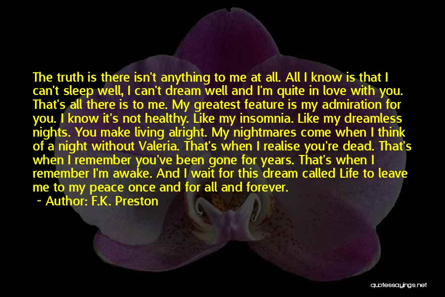I'll Wait For You Forever Quotes By F.K. Preston