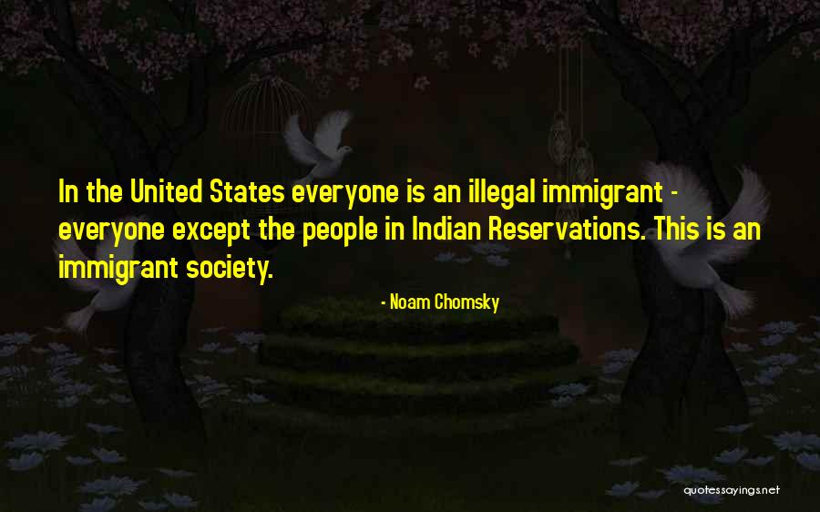 Illegal Immigrant Quotes By Noam Chomsky