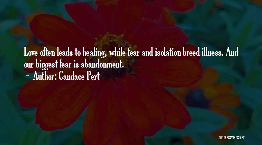 Illness And Healing Quotes By Candace Pert