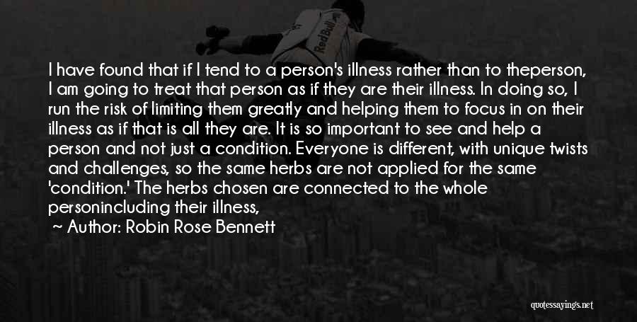 Illness And Healing Quotes By Robin Rose Bennett