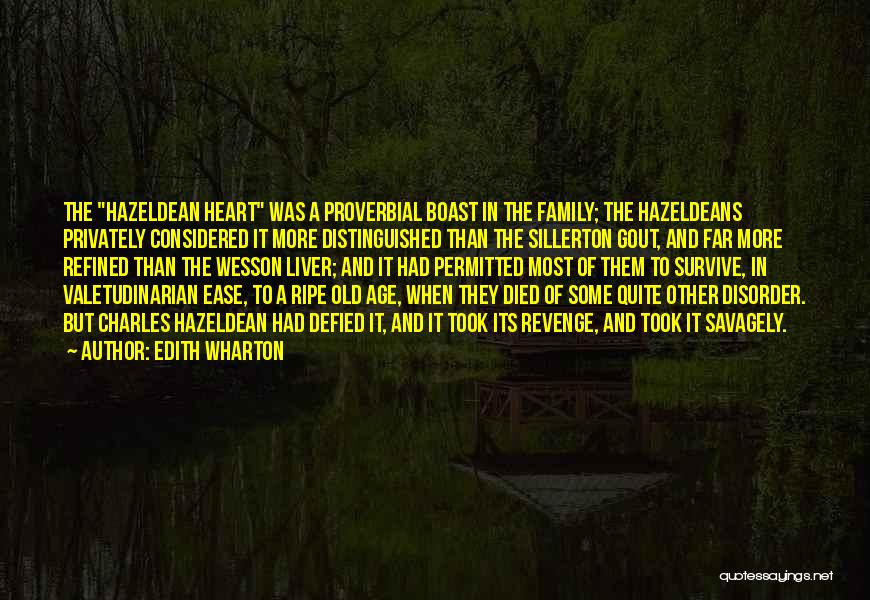 Illness In The Family Quotes By Edith Wharton