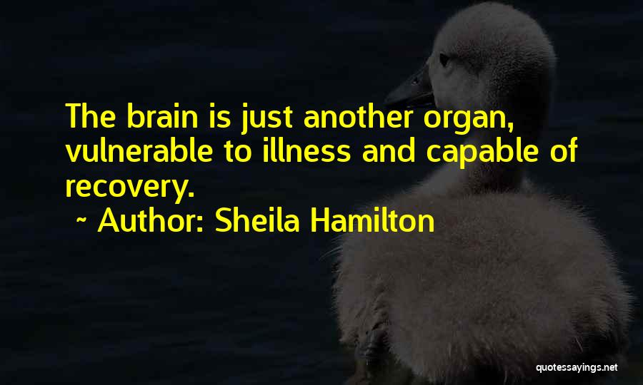 Illness Recovery Quotes By Sheila Hamilton