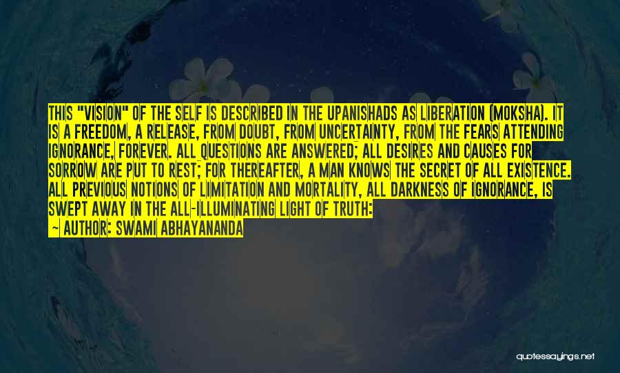 Illuminating Quotes By Swami Abhayananda
