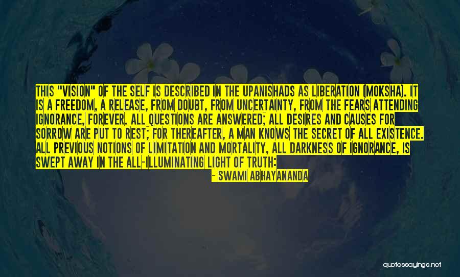 Illuminating Quotes By Swami Abhayananda