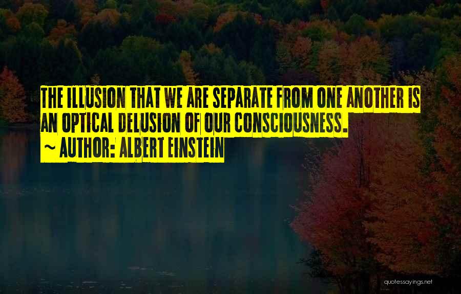 Illusion Delusion Quotes By Albert Einstein