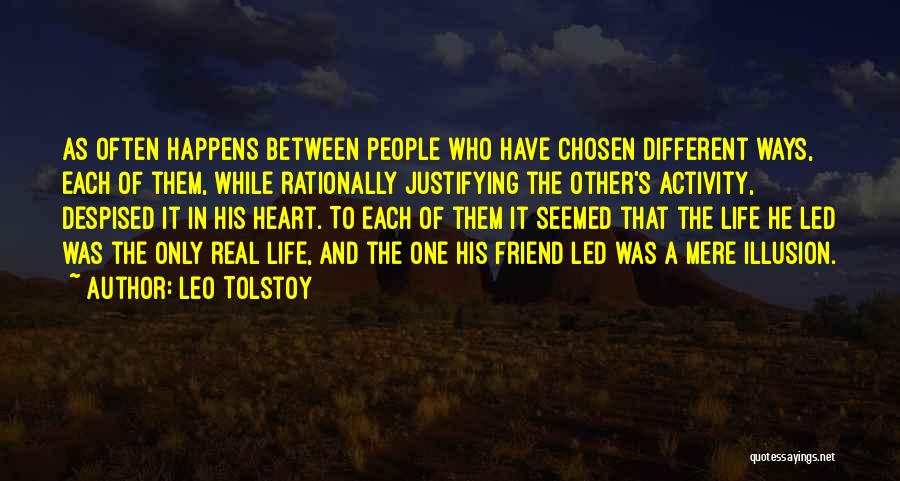 Illusion Vs Reality Quotes By Leo Tolstoy